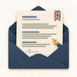 UK English cover letter