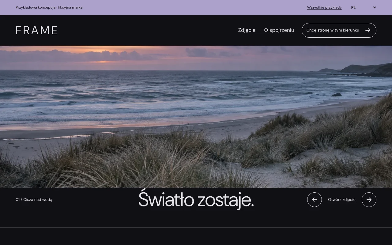 Website-Vorschau: Frame